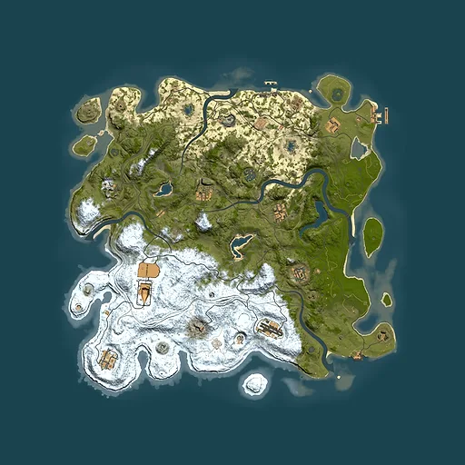 Rust map seed 1177817869, 4500x4500m top-down preview