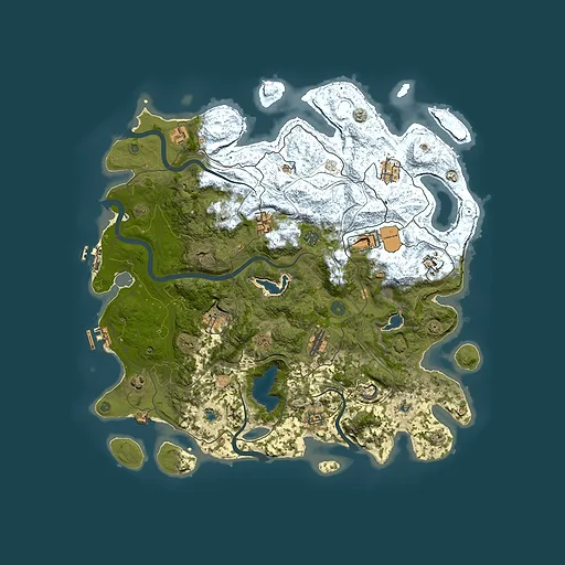Rust map seed 1998903028, 4500x4500m top-down preview