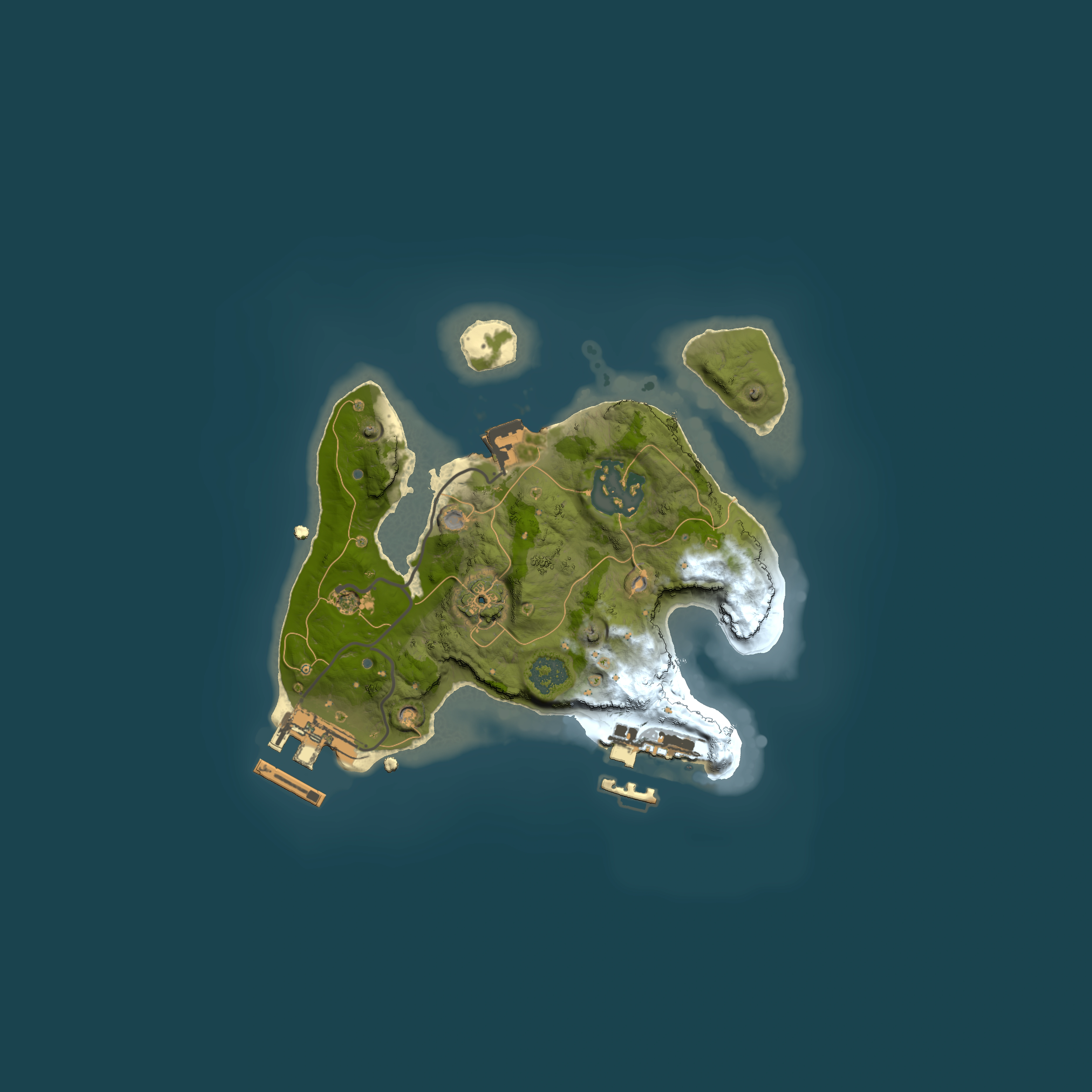 Full top-down render of Rust map seed 774259560, 2000x2000m