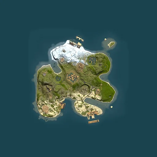 Rust map seed 318324551, 2000x2000m top-down preview