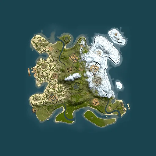 Rust map seed 410694703, 3000x3000m top-down preview