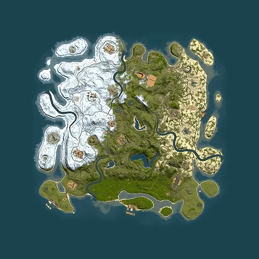 Rust map seed 1800054970, 4500x4500m top-down preview