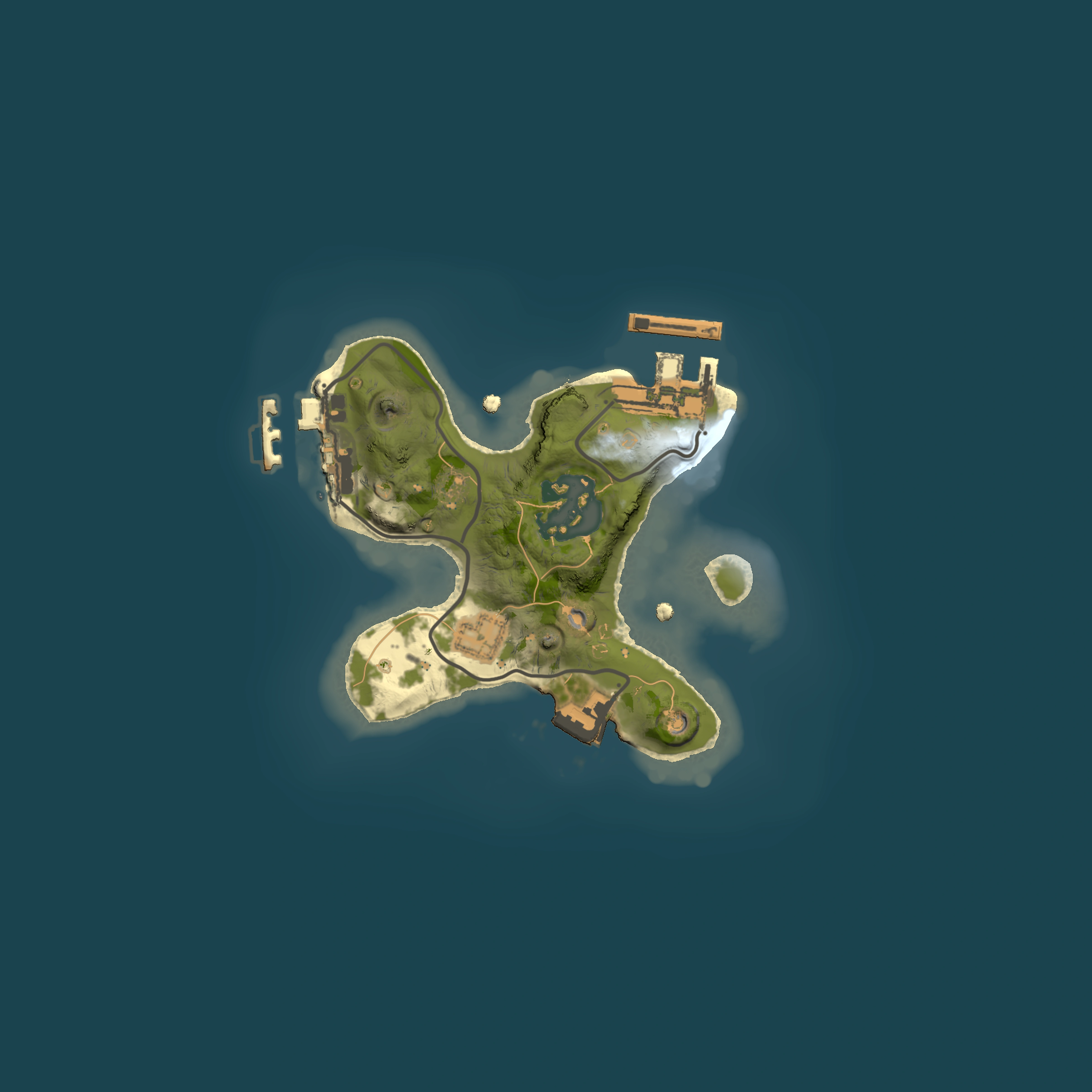 Full top-down render of Rust map seed 256879139, 1500x1500m