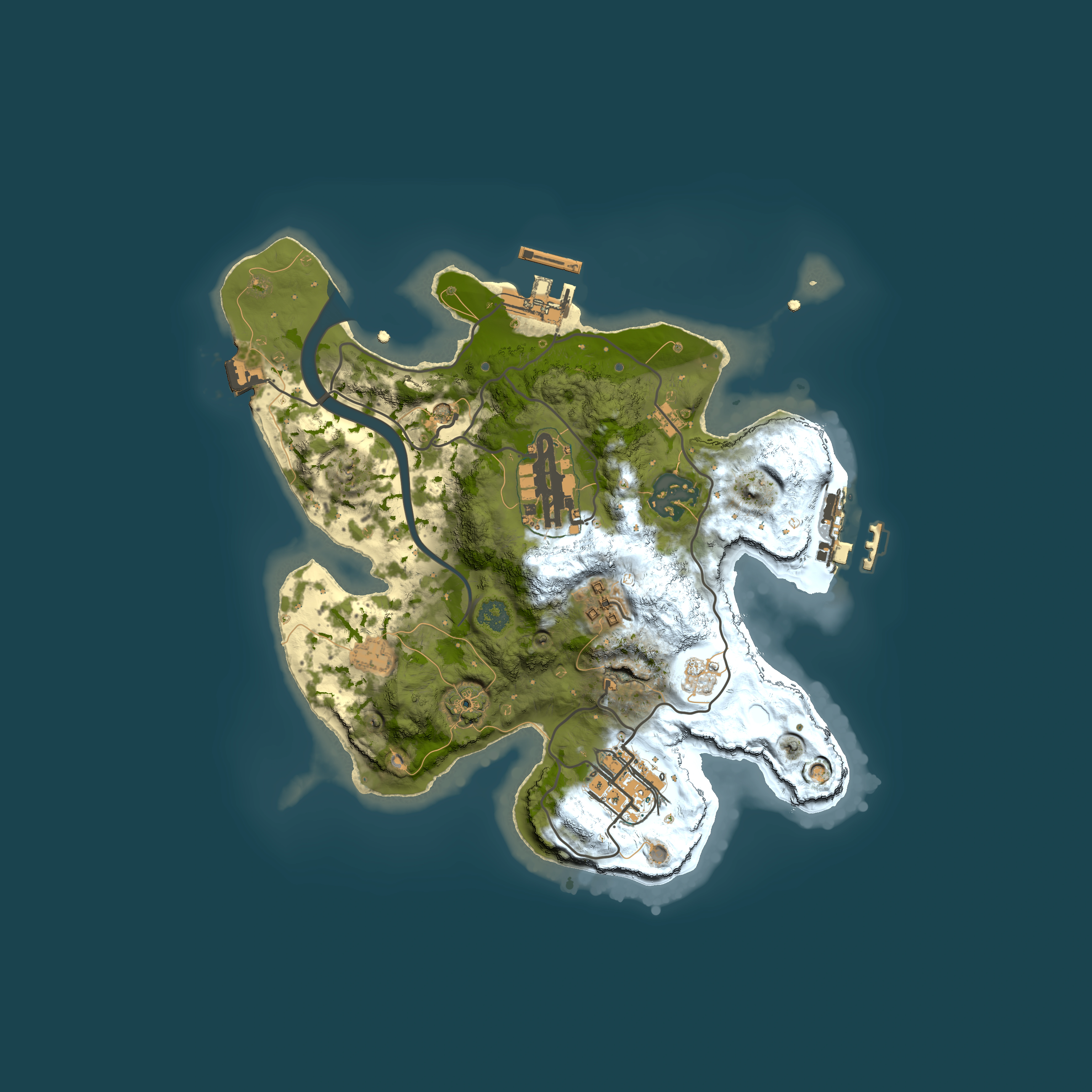 Full top-down render of Rust map seed 1751147210, 2500x2500m