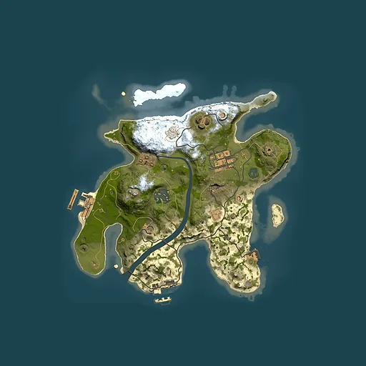 Rust map seed 2003279959, 2500x2500m top-down preview