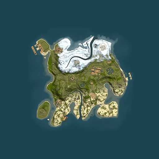 Rust map seed 2032647647, 2500x2500m top-down preview