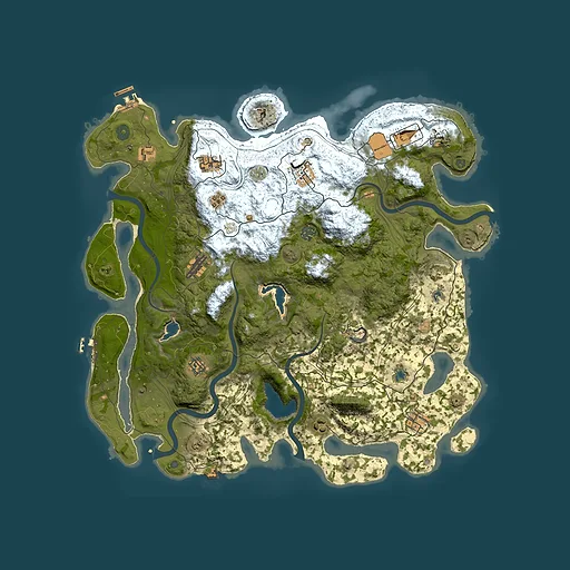 Rust map seed 965113337, 4500x4500m top-down preview