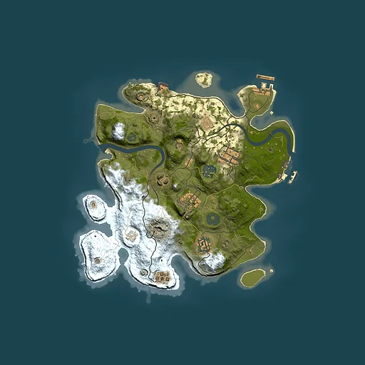 Rust map seed 925926223, 3000x3000m top-down preview