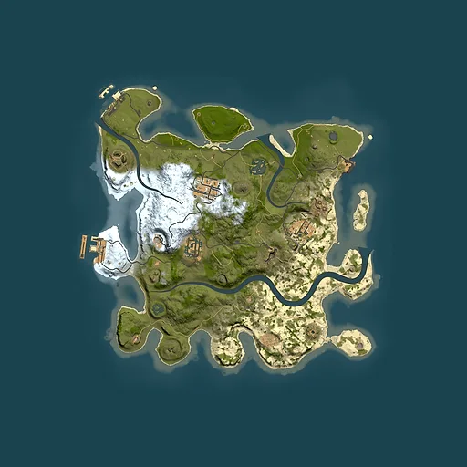 Rust map seed 2016755771, 3000x3000m top-down preview