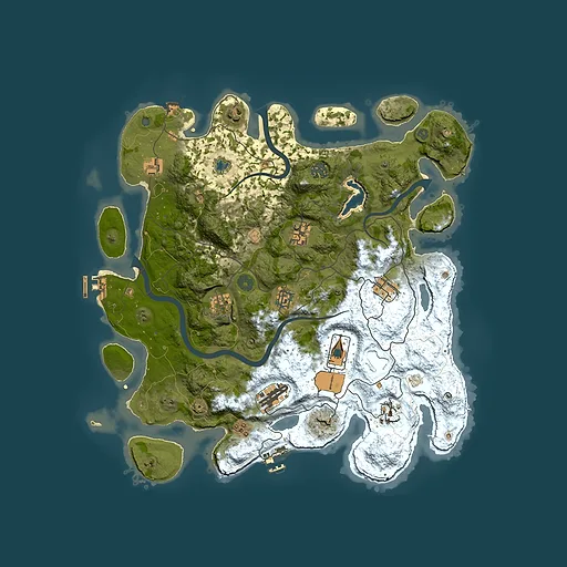 Rust map seed 1026686823, 4000x4000m top-down preview