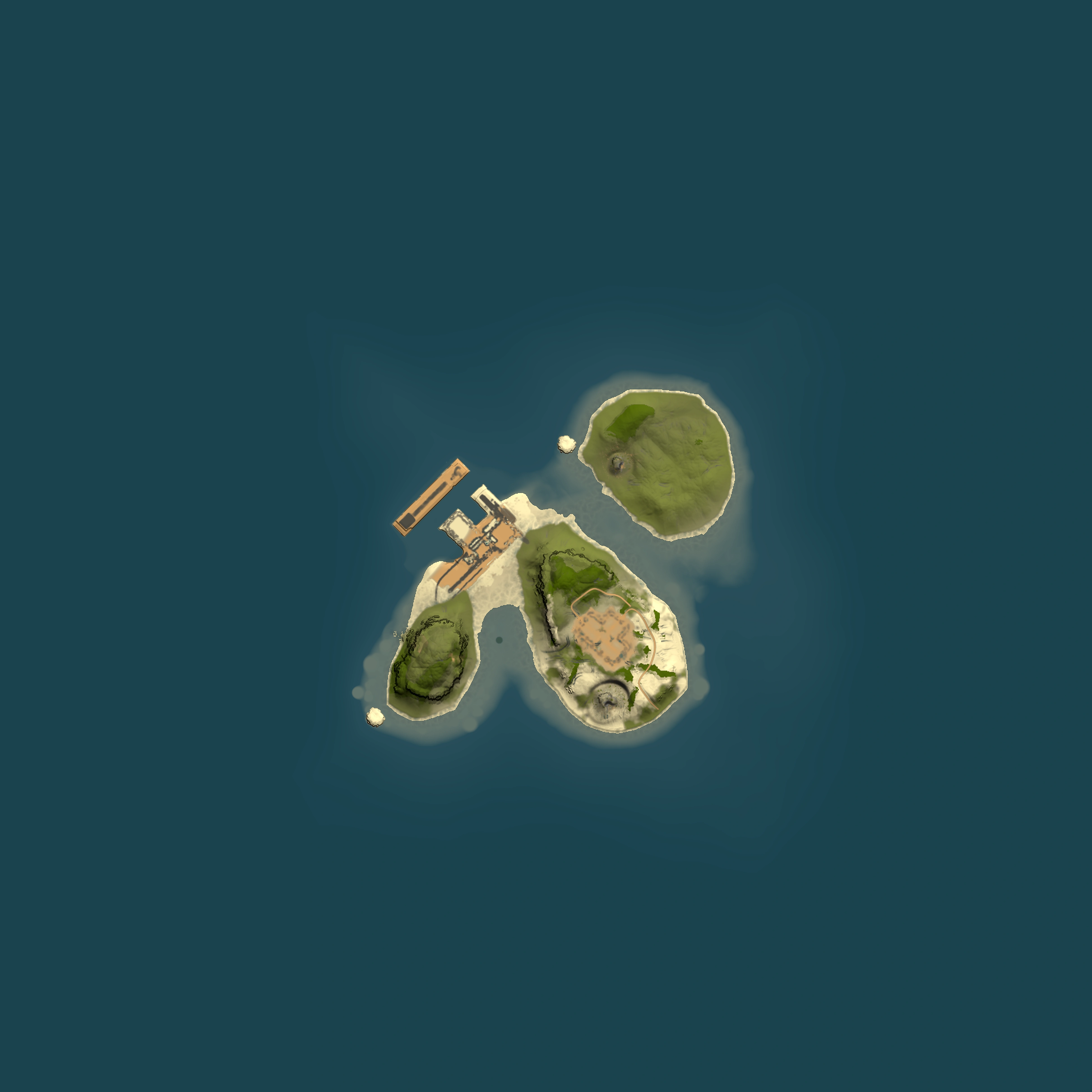 Full top-down render of Rust map seed 204743646, 1500x1500m