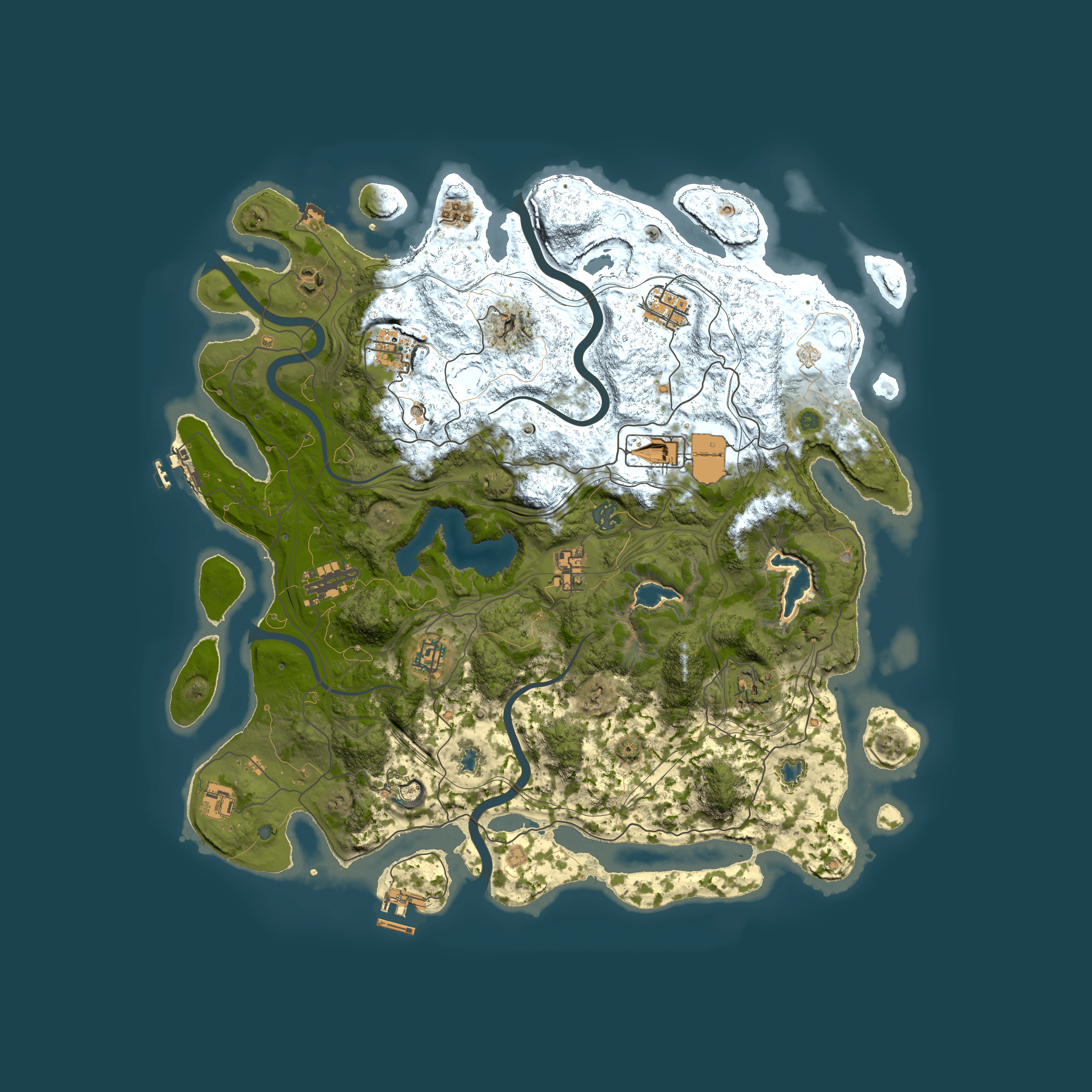 Full top-down render of Rust map seed 1913025512, 4500x4500m