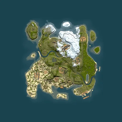 Rust map seed 1767669690, 3000x3000m top-down preview