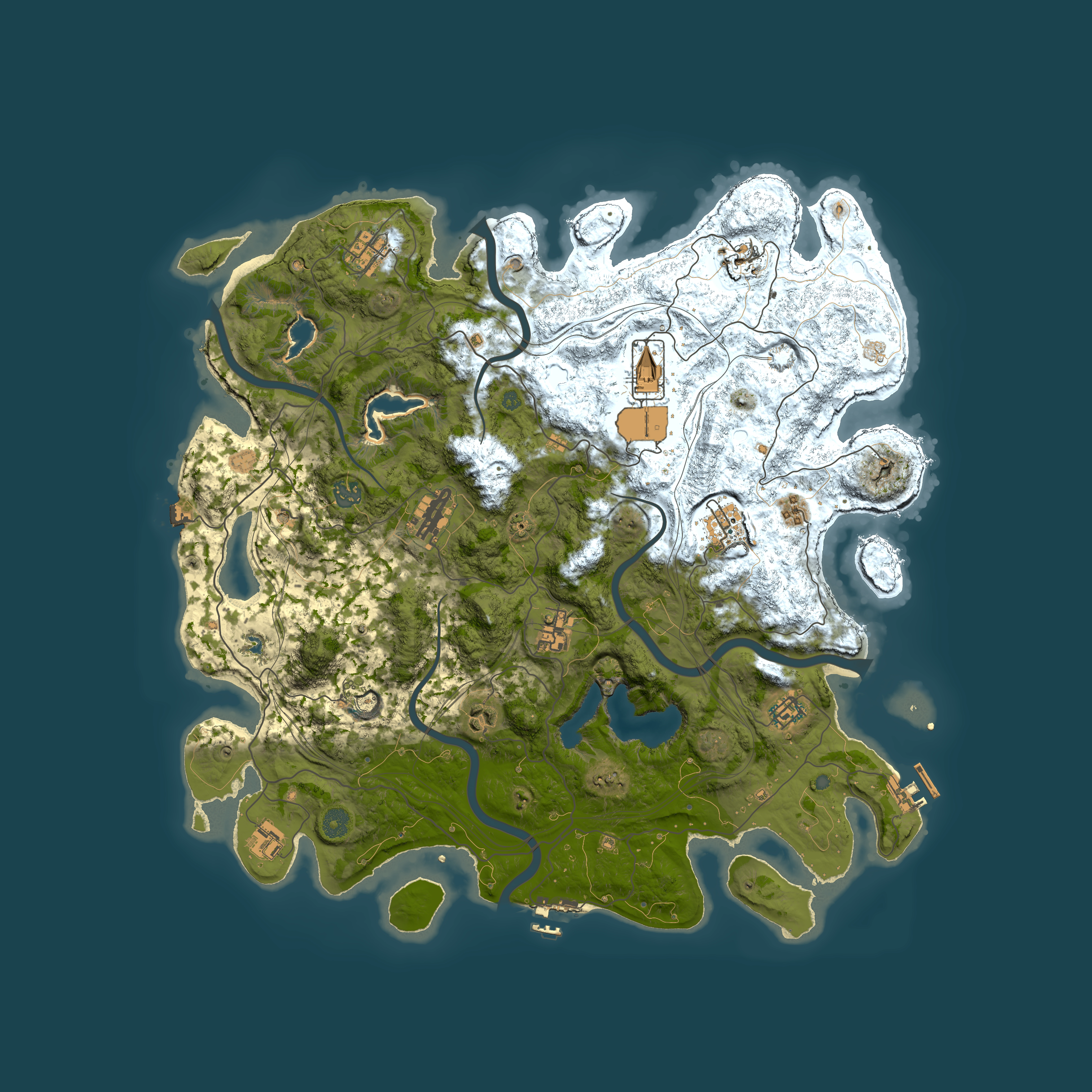 Full top-down render of Rust map seed 1786119774, 4500x4500m