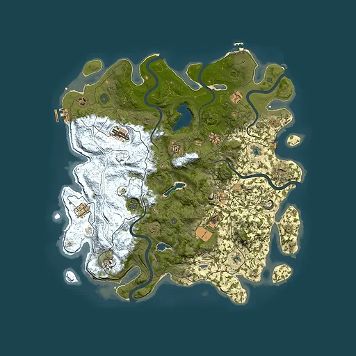 Rust map seed 2134751914, 4500x4500m top-down preview