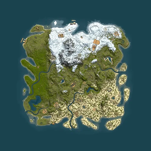 Rust map seed 1880622928, 5000x5000m top-down preview