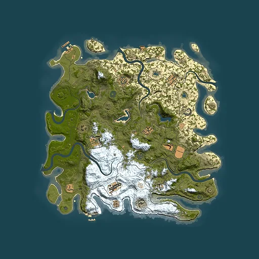 Rust map seed 1141280471, 4500x4500m top-down preview