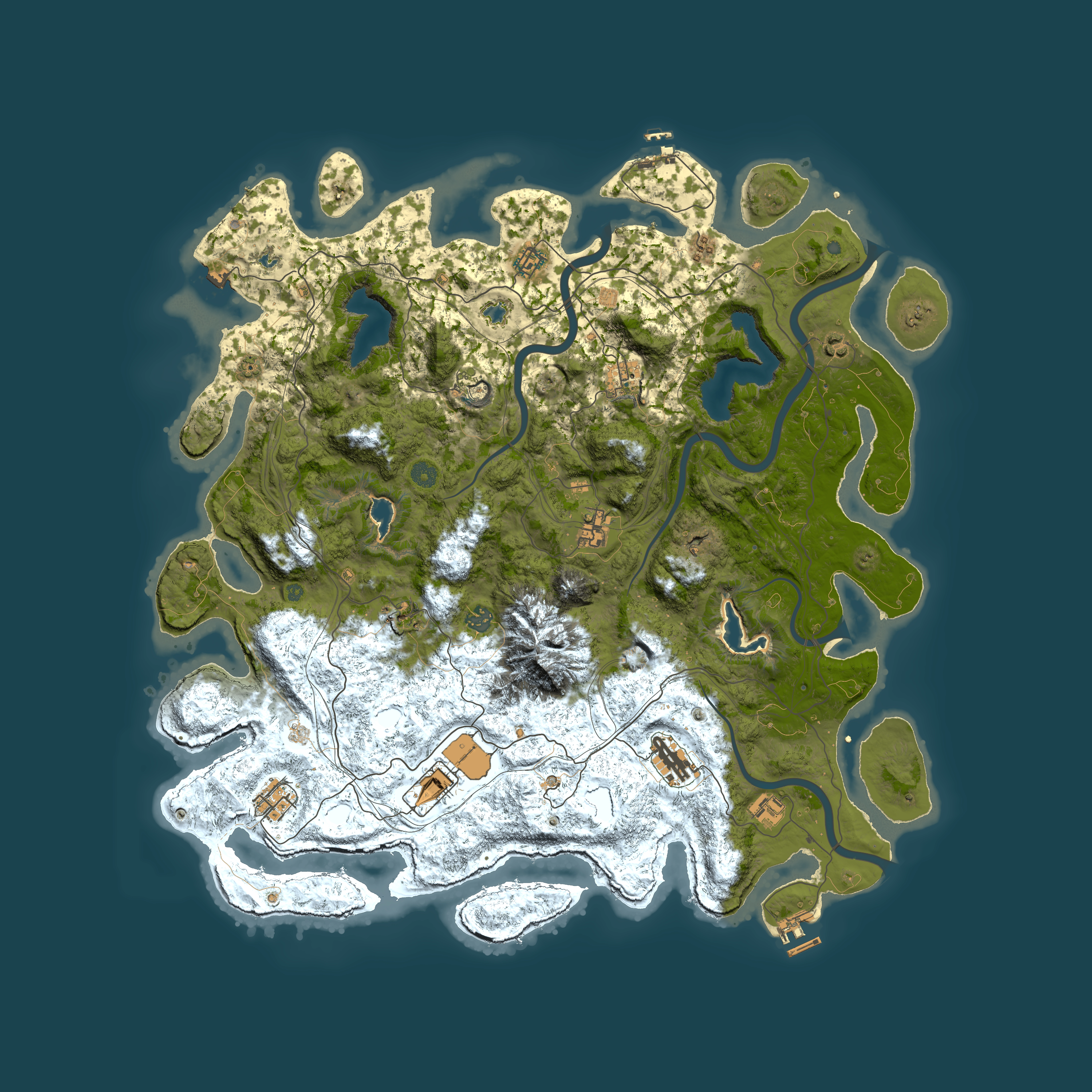 Full top-down render of Rust map seed 570211408, 5000x5000m