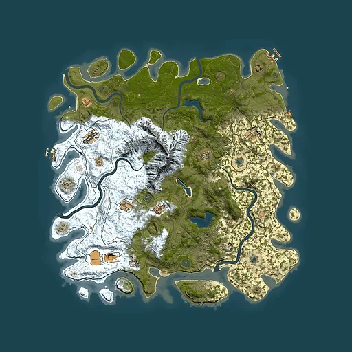 Rust map seed 1966105512, 5000x5000m top-down preview