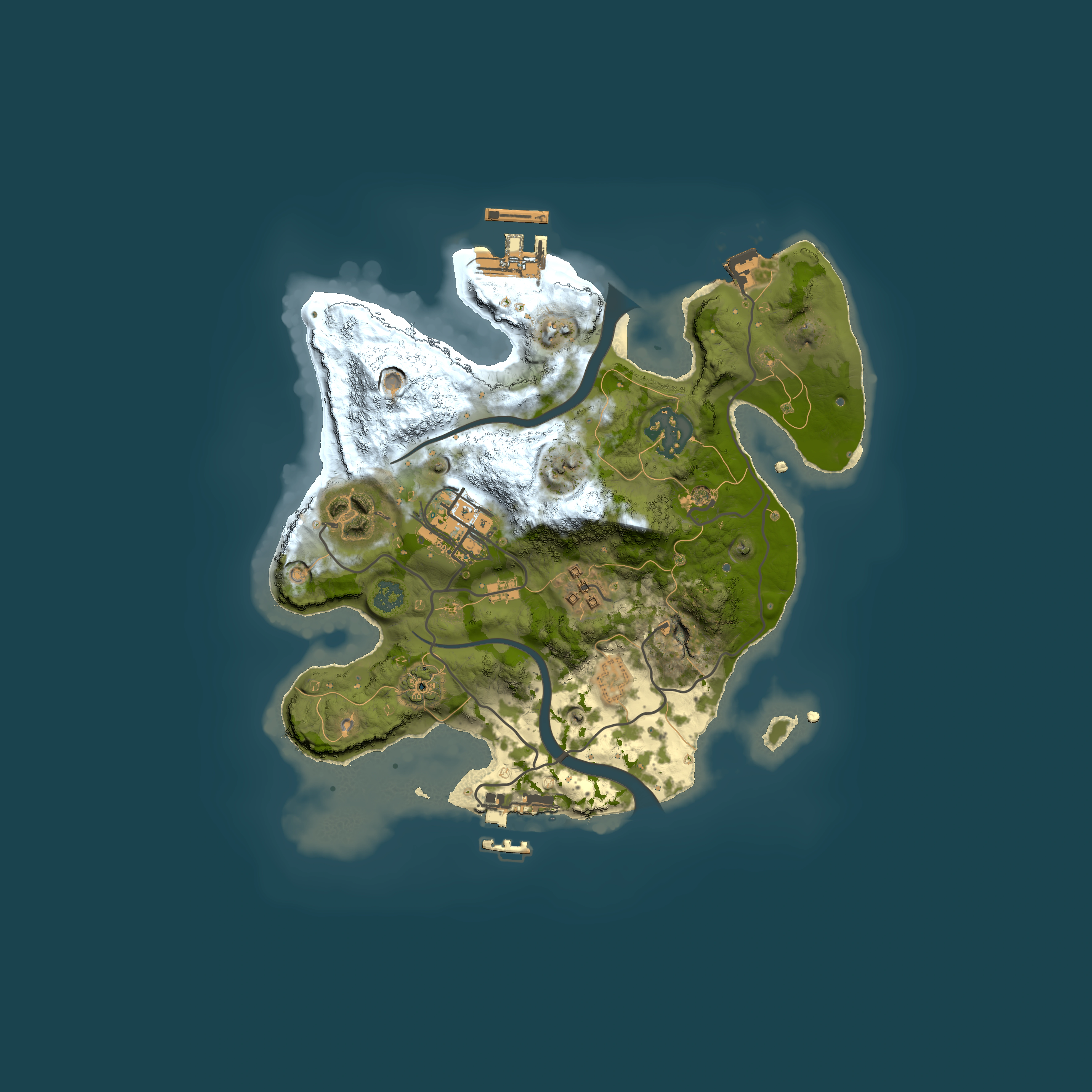 Full top-down render of Rust map seed 1994355562, 2500x2500m