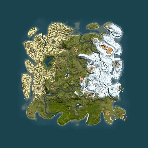 Rust map seed 1014370876, 4500x4500m top-down preview