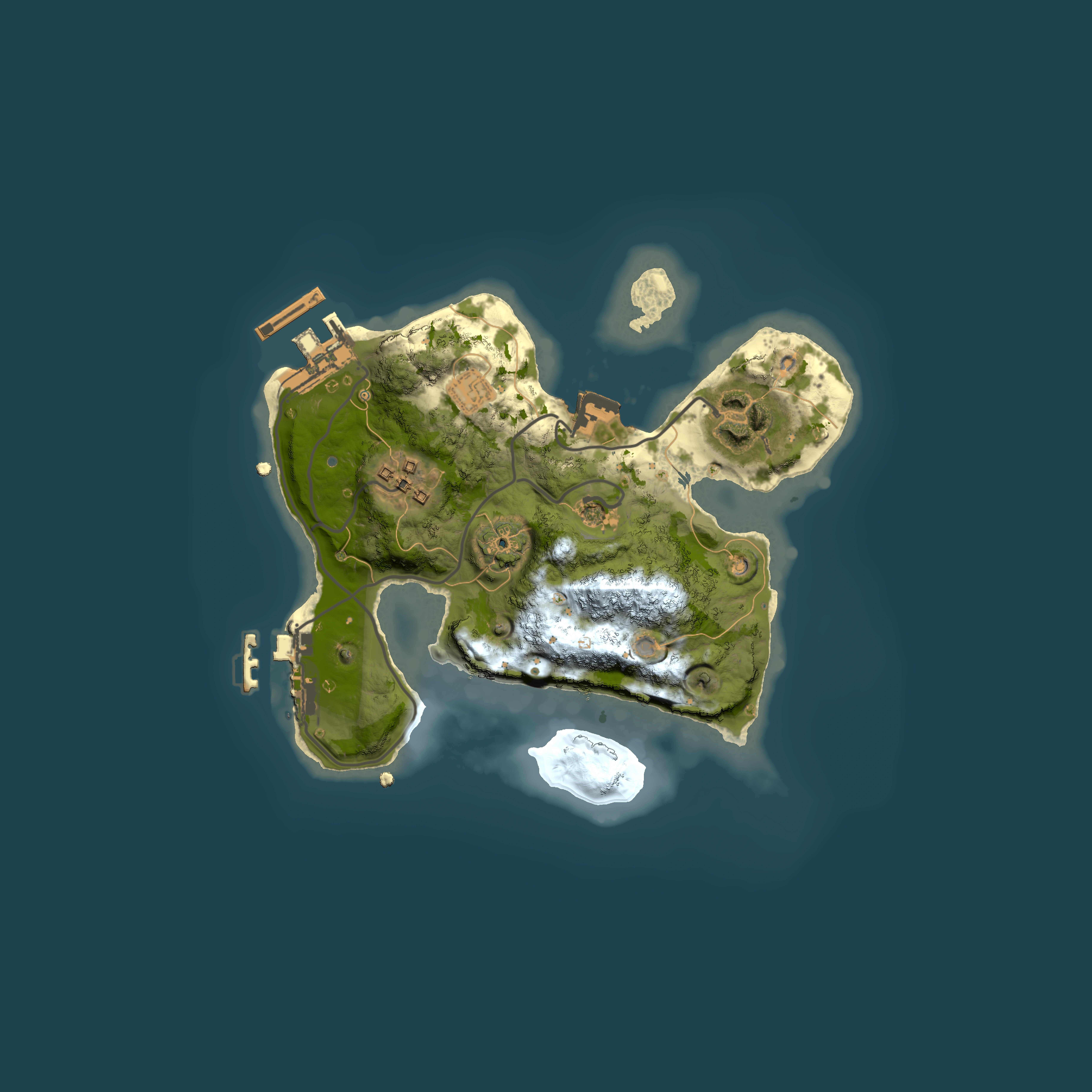 Full top-down render of Rust map seed 760456853, 2000x2000m