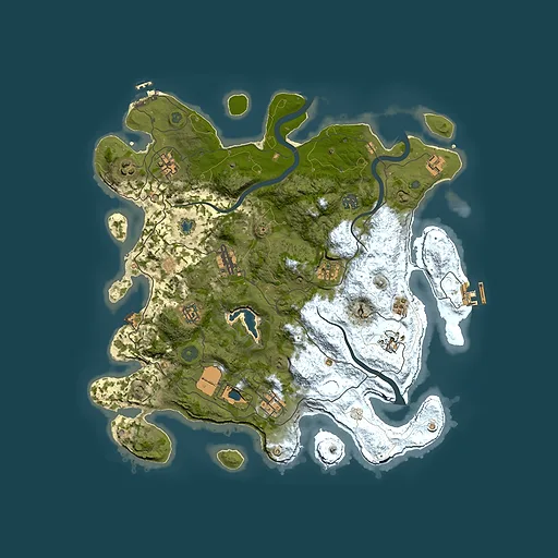 Rust map seed 83577848, 4000x4000m top-down preview