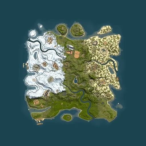 Rust map seed 1840344473, 4000x4000m top-down preview