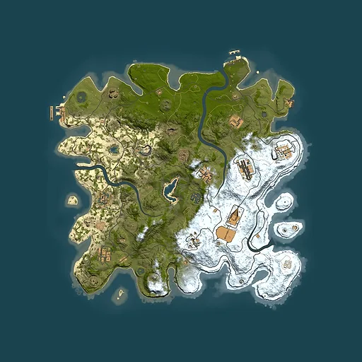 Rust map seed 1339667786, 4000x4000m top-down preview