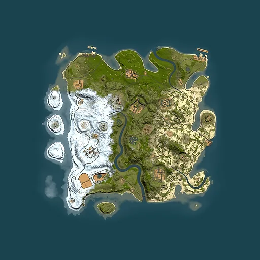 Rust map seed 681938530, 3500x3500m top-down preview