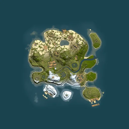Rust map seed 526162716, 2500x2500m top-down preview