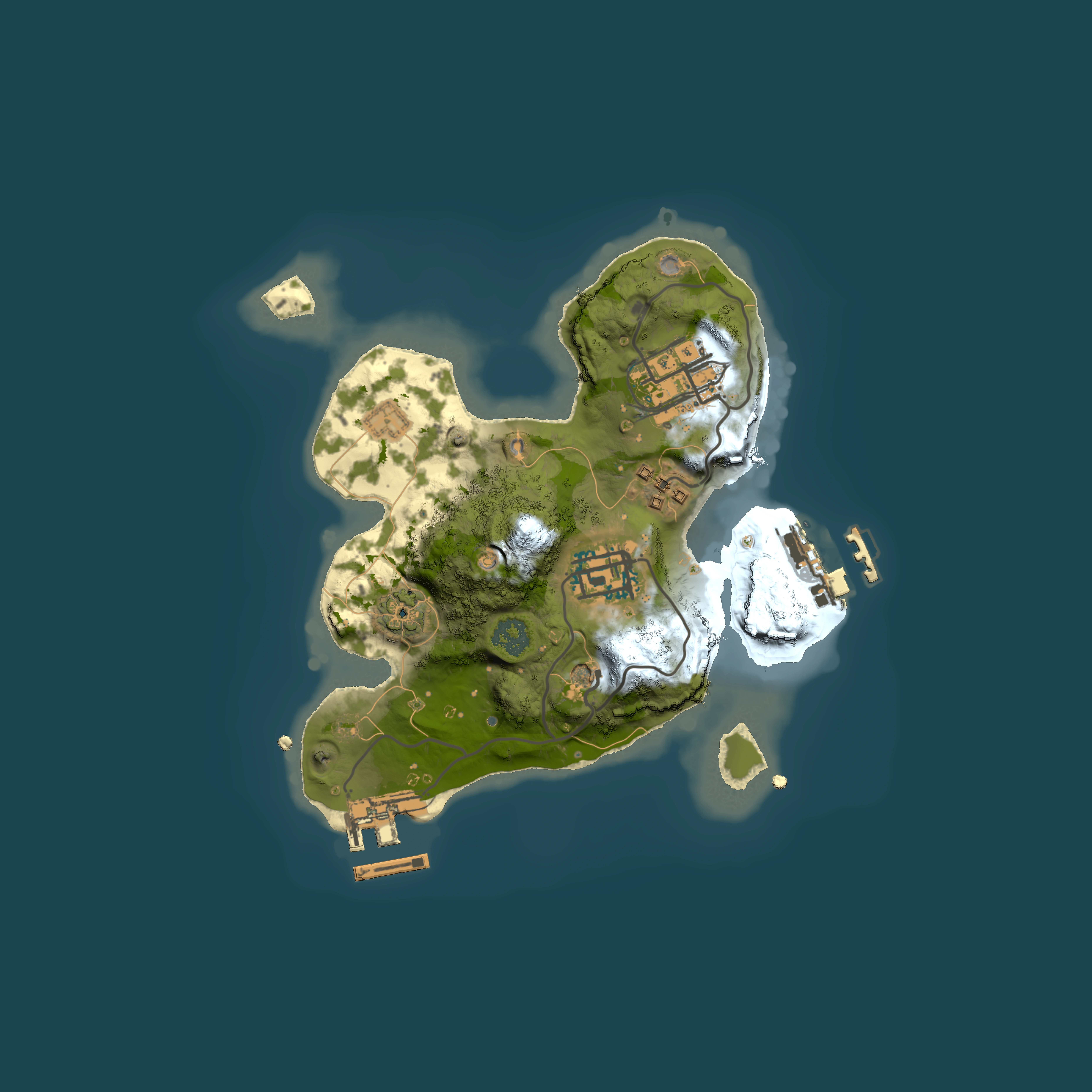 Full top-down render of Rust map seed 1934741171, 2000x2000m