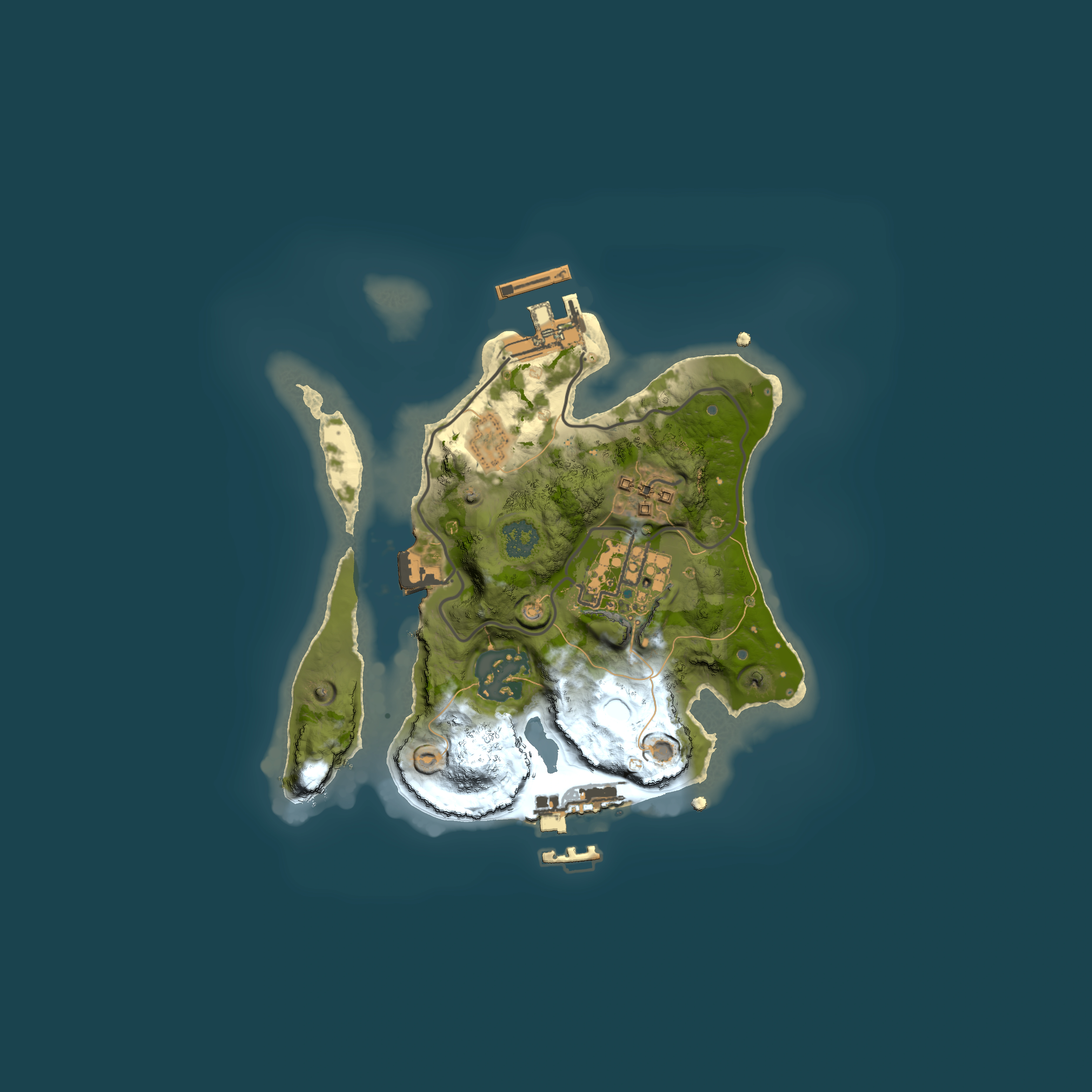 Full top-down render of Rust map seed 2076712903, 2000x2000m