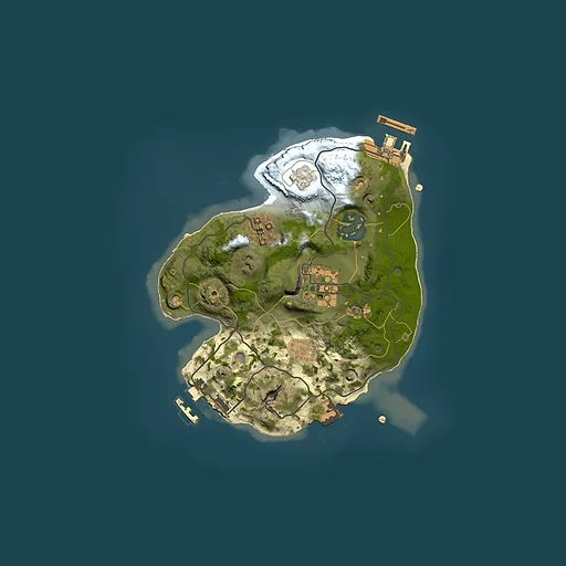 Rust map seed 1450102075, 2000x2000m top-down preview
