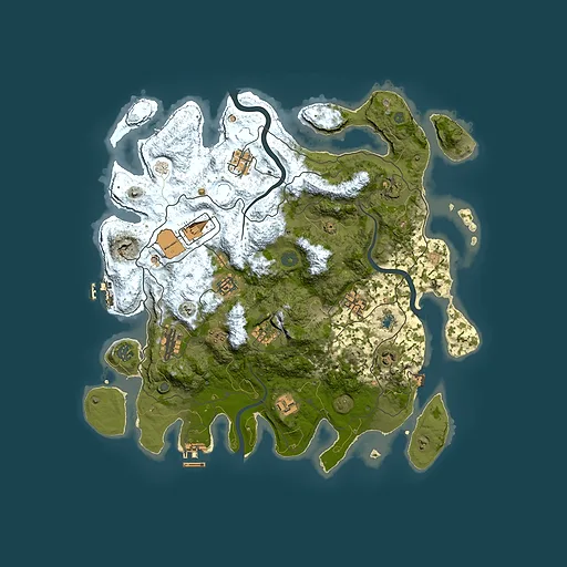 Rust map seed 1114198114, 4000x4000m top-down preview