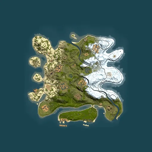 Rust map seed 1525500162, 3000x3000m top-down preview