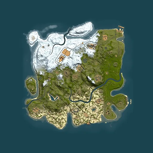 Rust map seed 2112476205, 4000x4000m top-down preview