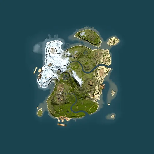 Rust map seed 54973797, 2500x2500m top-down preview