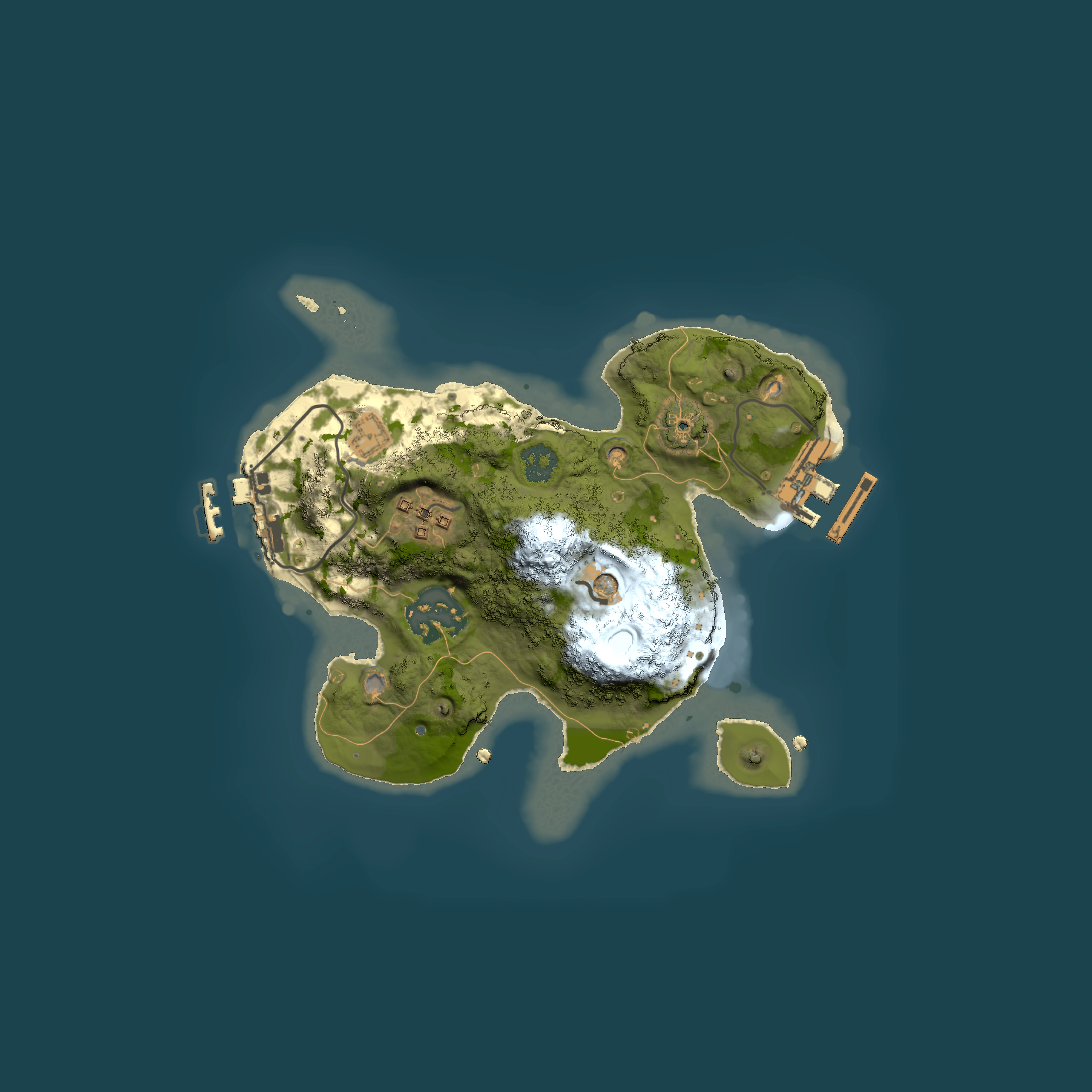 Full top-down render of Rust map seed 844697454, 2000x2000m