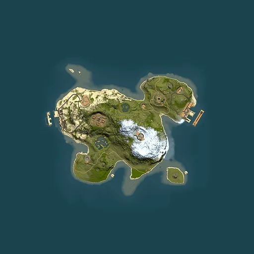 Rust map seed 844697454, 2000x2000m top-down preview