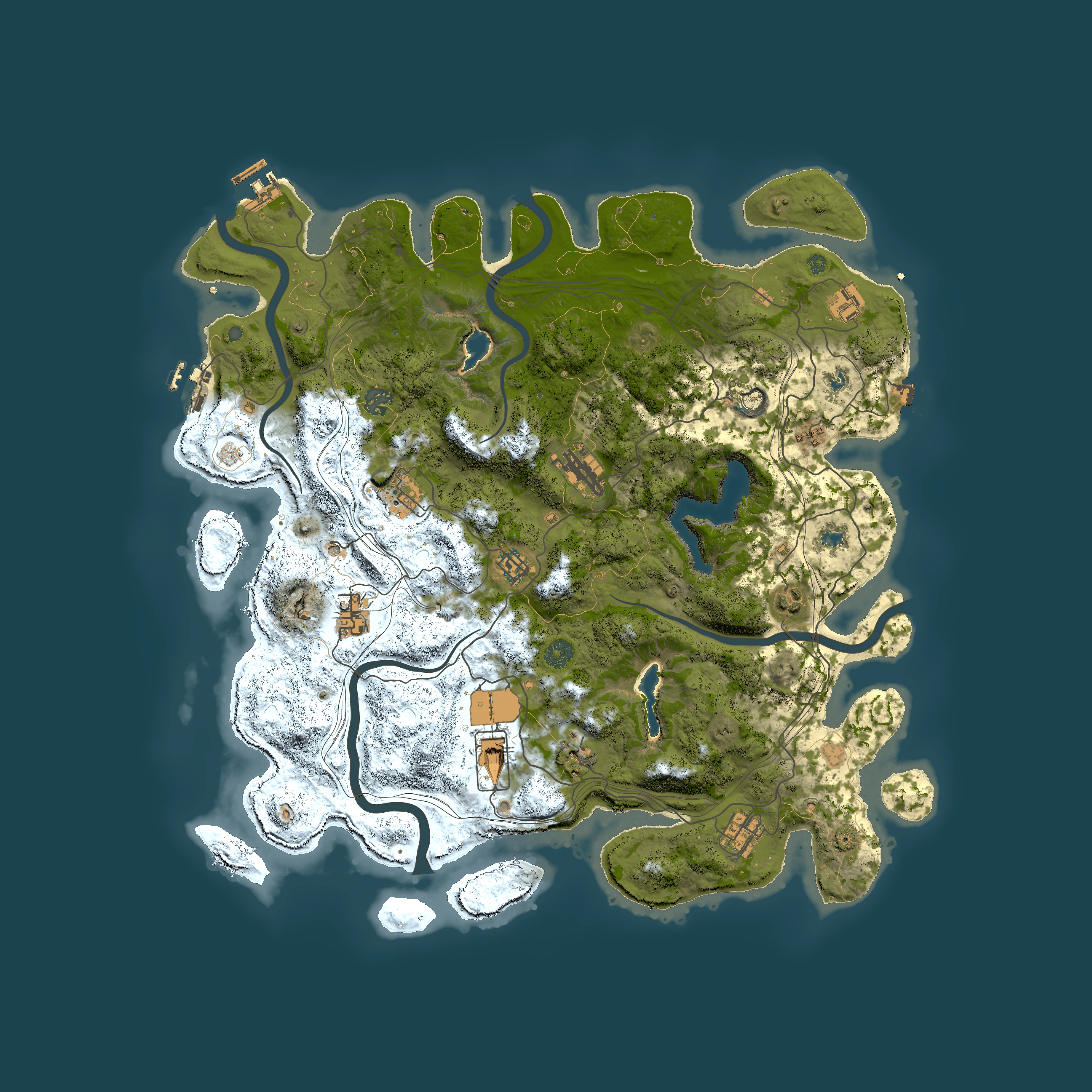 Full top-down render of Rust map seed 1914481719, 4500x4500m