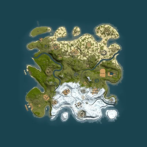 Rust map seed 97659511, 3500x3500m top-down preview