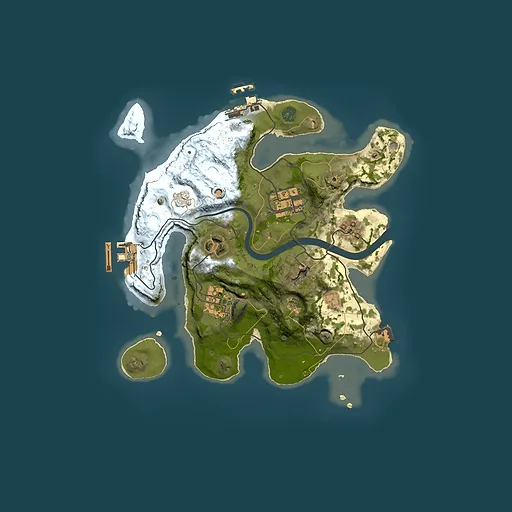 Rust map seed 1683367894, 2500x2500m top-down preview