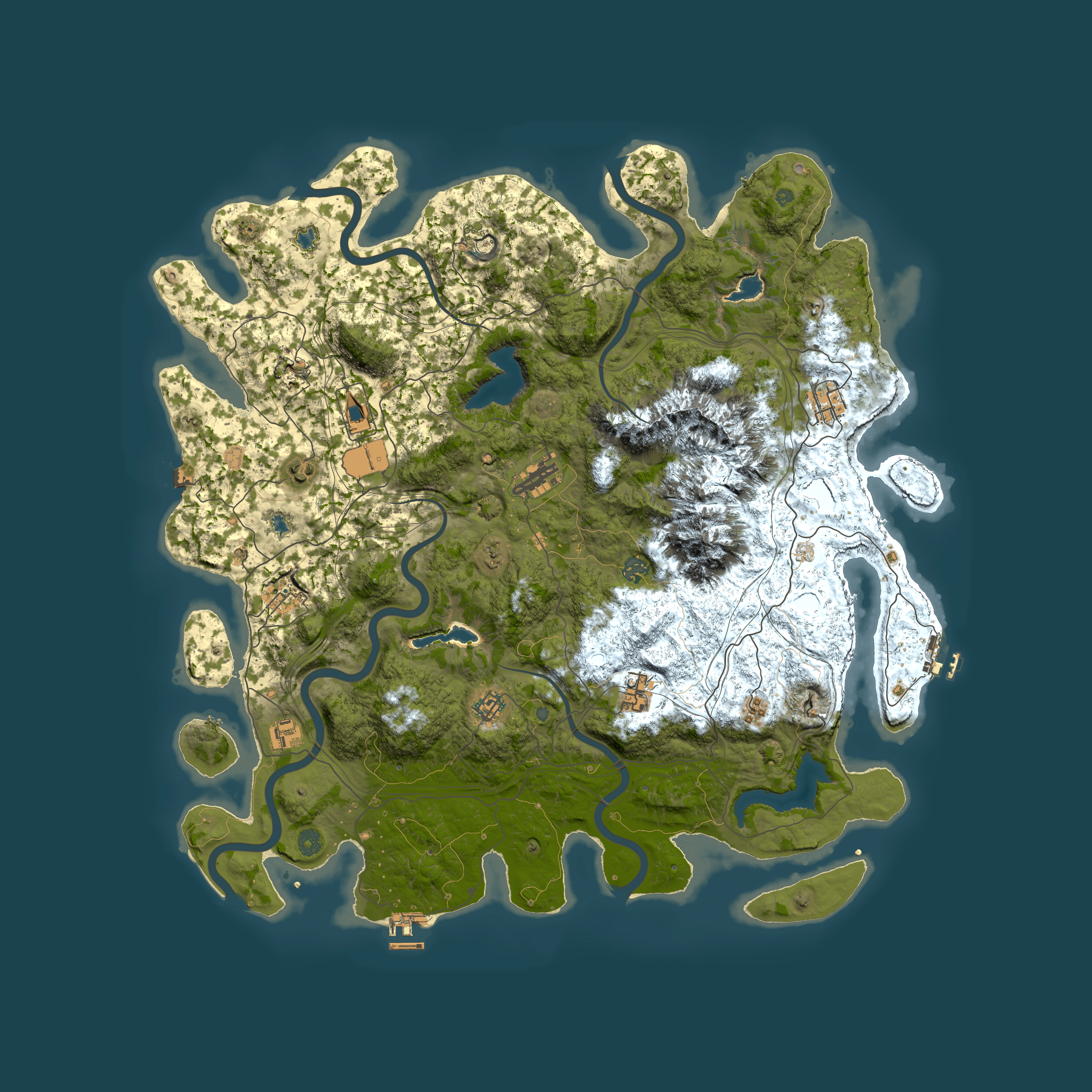 Full top-down render of Rust map seed 2141989147, 5000x5000m