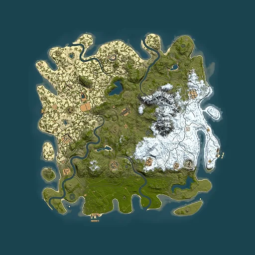 Rust map seed 2141989147, 5000x5000m top-down preview