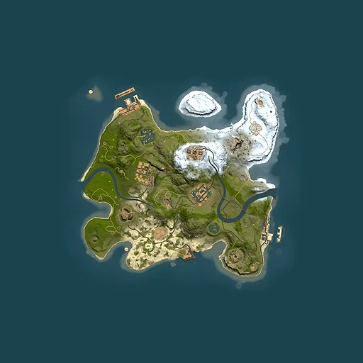Rust map seed 1056794319, 2500x2500m top-down preview
