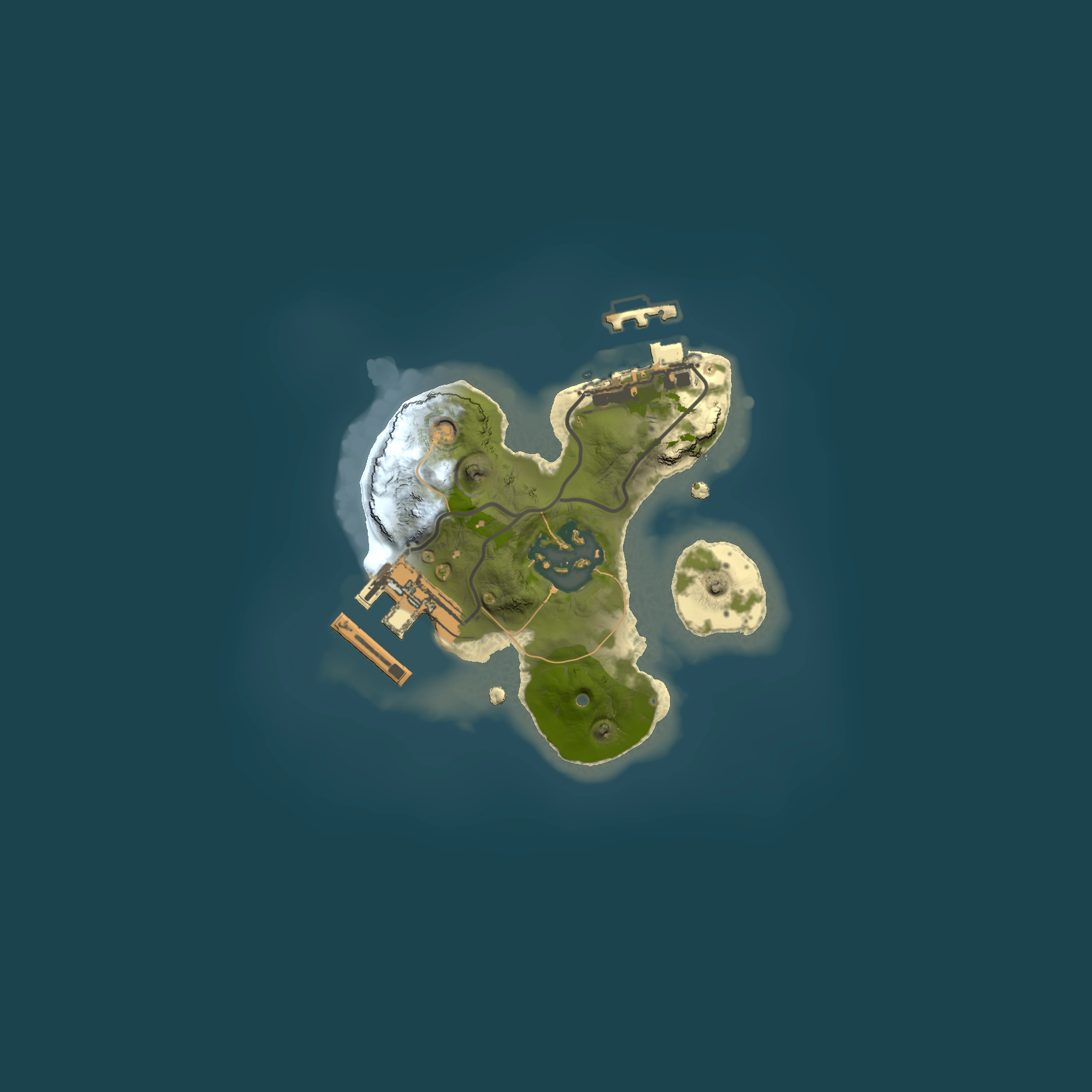 Full top-down render of Rust map seed 946443507, 1500x1500m