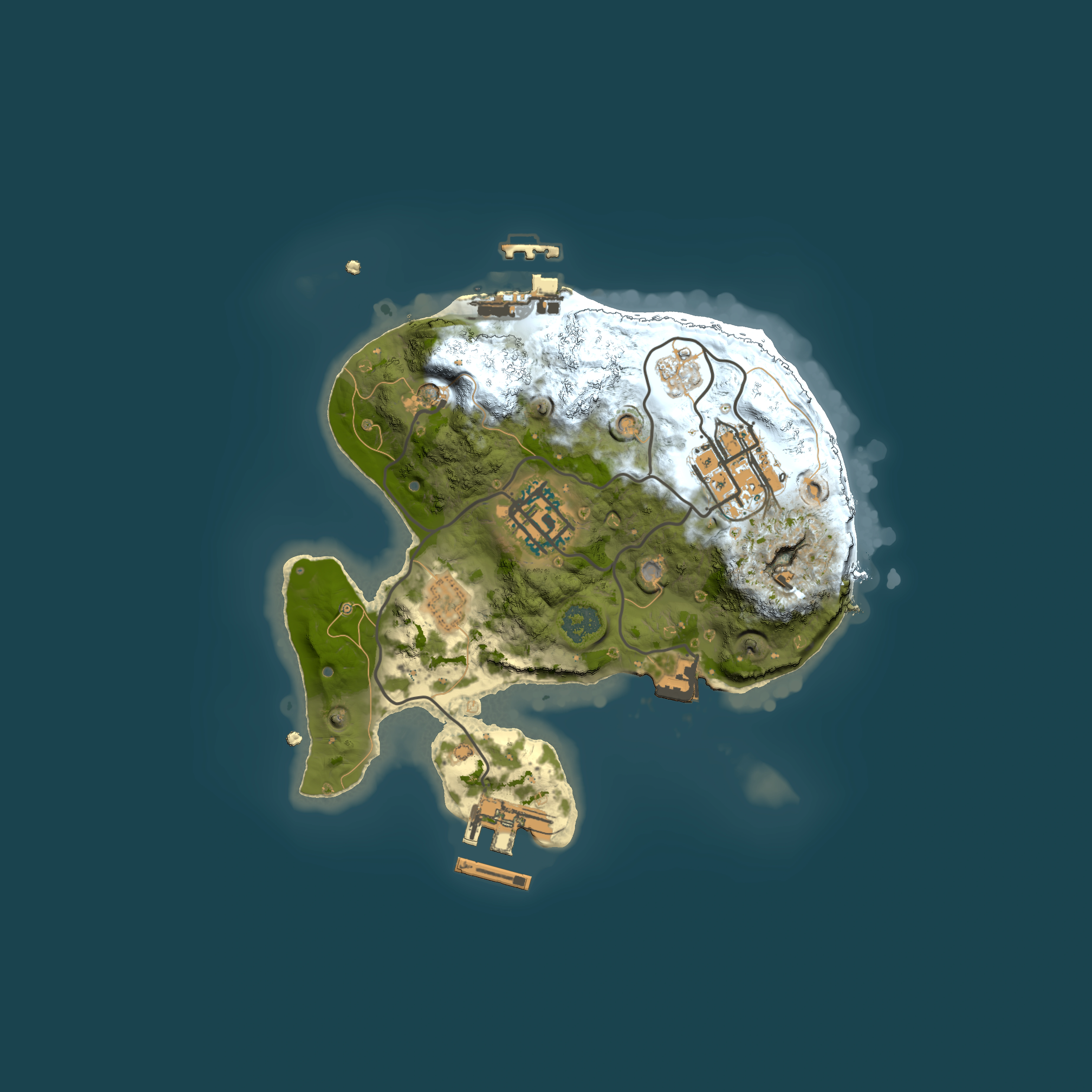 Full top-down render of Rust map seed 1656313195, 2000x2000m
