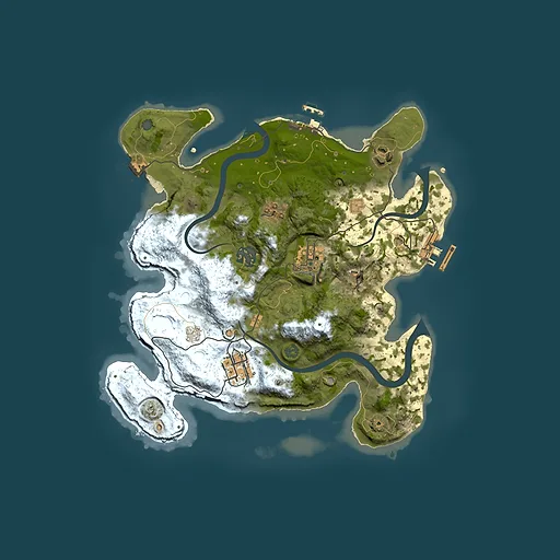 Rust map seed 2110149359, 3000x3000m top-down preview