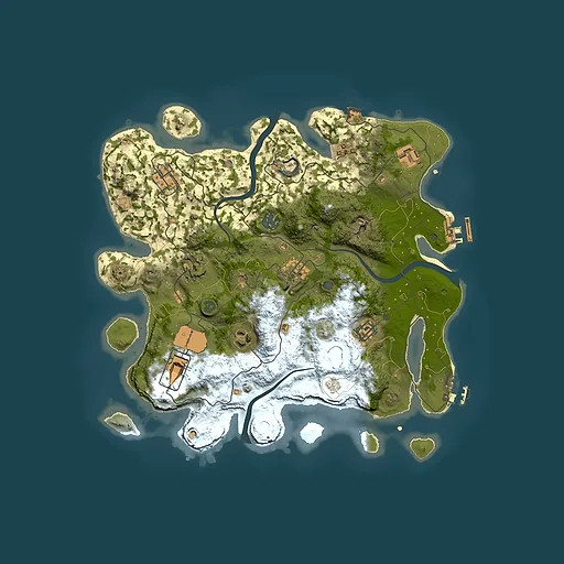 Rust map seed 149397149, 3500x3500m top-down preview